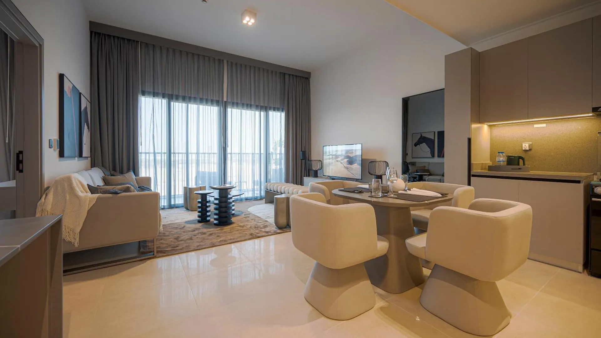 Апартаменты Mag 960 - New Brand 1Br With Burj Khalifa View Дубай