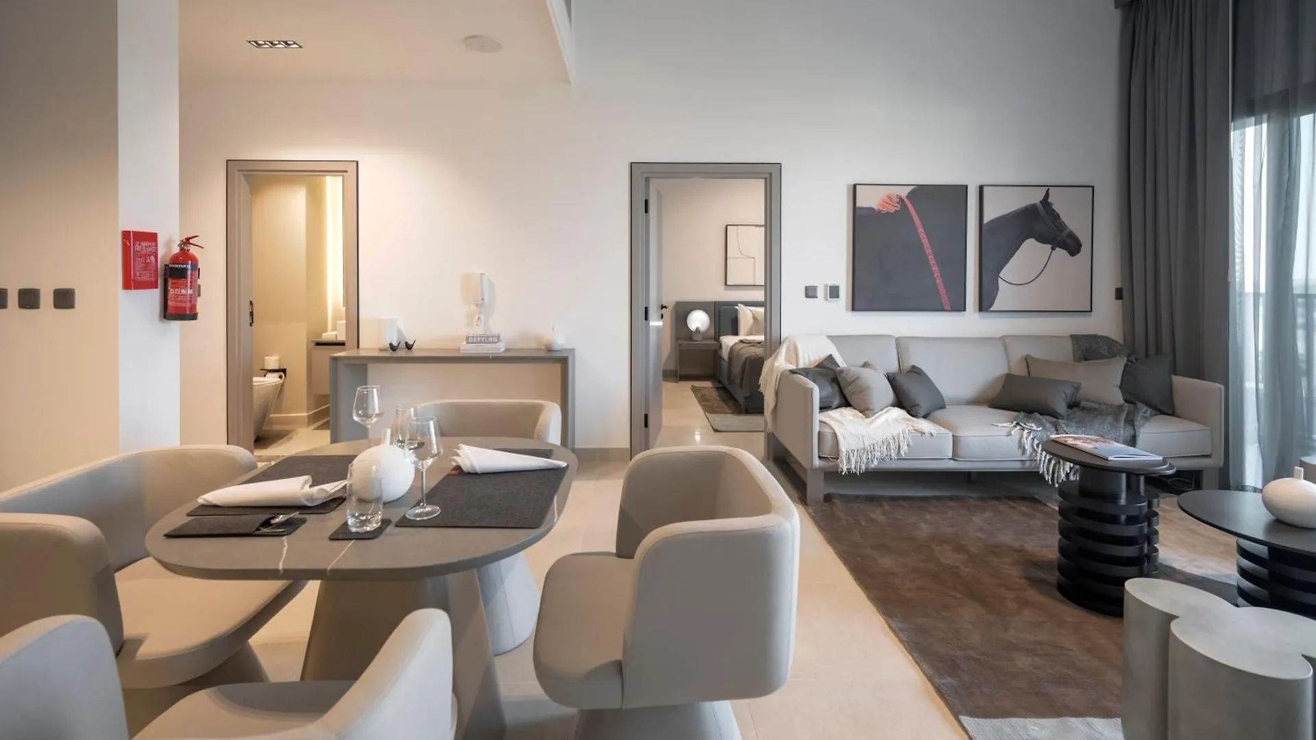 Апартаменты Mag 960 - New Brand 1Br With Burj Khalifa View Дубай